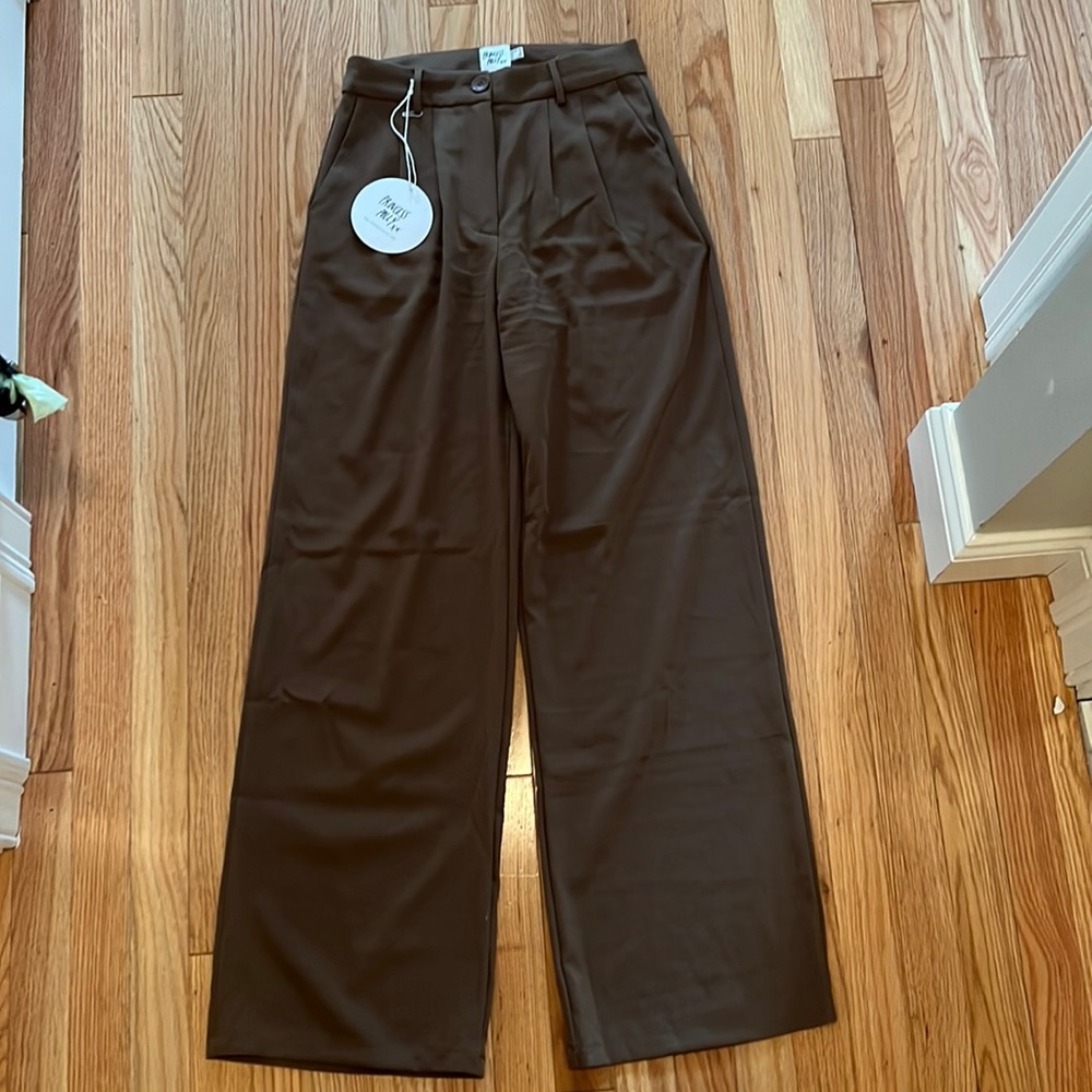 Princess Polly Archer Pants in brown